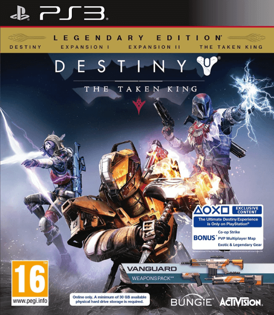 Destiny box art for Playstation 3